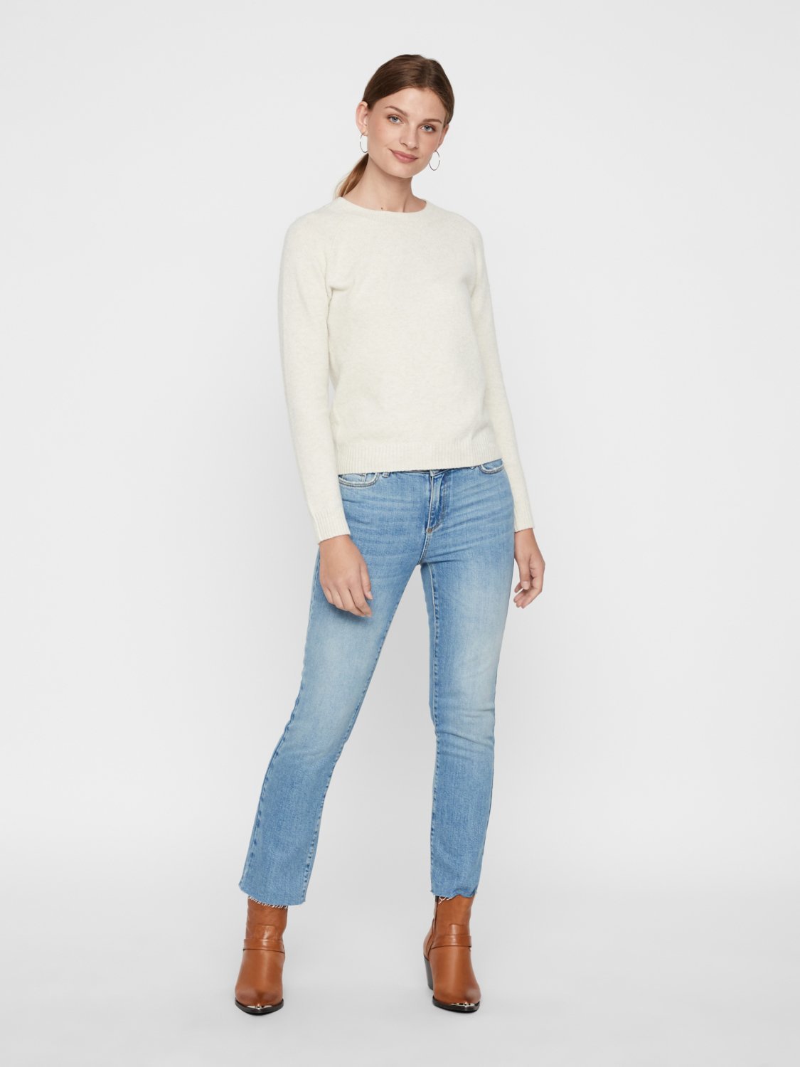 VMDOFFY Pullover - birch - VERO MODA & VILA Bergvik